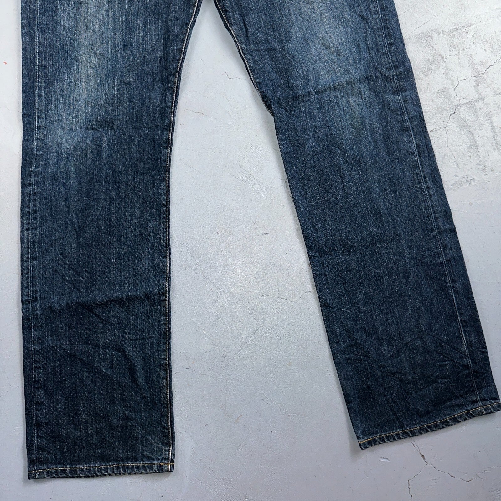 Levis 501 Vintage Y2K XX Straight Leg Jeans Blue Med Wash 38x34 Act 38x33