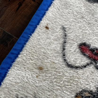 VTG Biederlack Disney Mickey Minnie Reversible Infant Throw Blanket 1984 80s