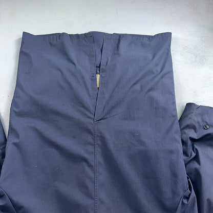 1970s VTG US Air Force Trench Coat 40s Blue All Weather Removable Liner 3556