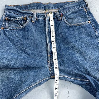 Levis 501 VTG 70s SS Redline Selvedge Jeans XX Med Wash 34x29 Act 31x25