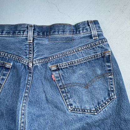 Levis 501 Vintage 80s USA XX Straight Leg Jeans Blue Med Wash 1980s Act 31x31