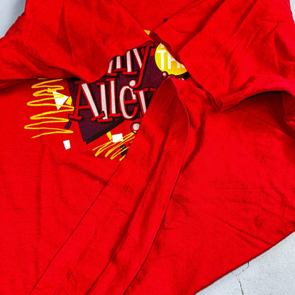 Rally Alley 1989 VTG T Shirt Screen Stars XL 80s Single Stitch Red Cars Security