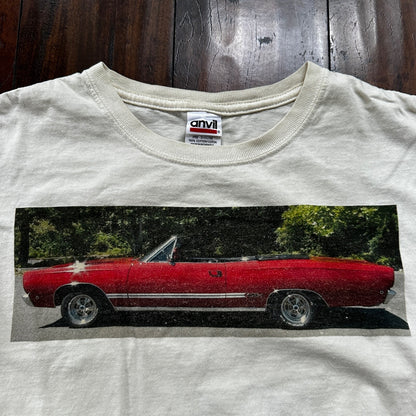 Plymouth GTX 1968 VTG T Shirt Anvil M Used Cars Racing Antique Cool Sports