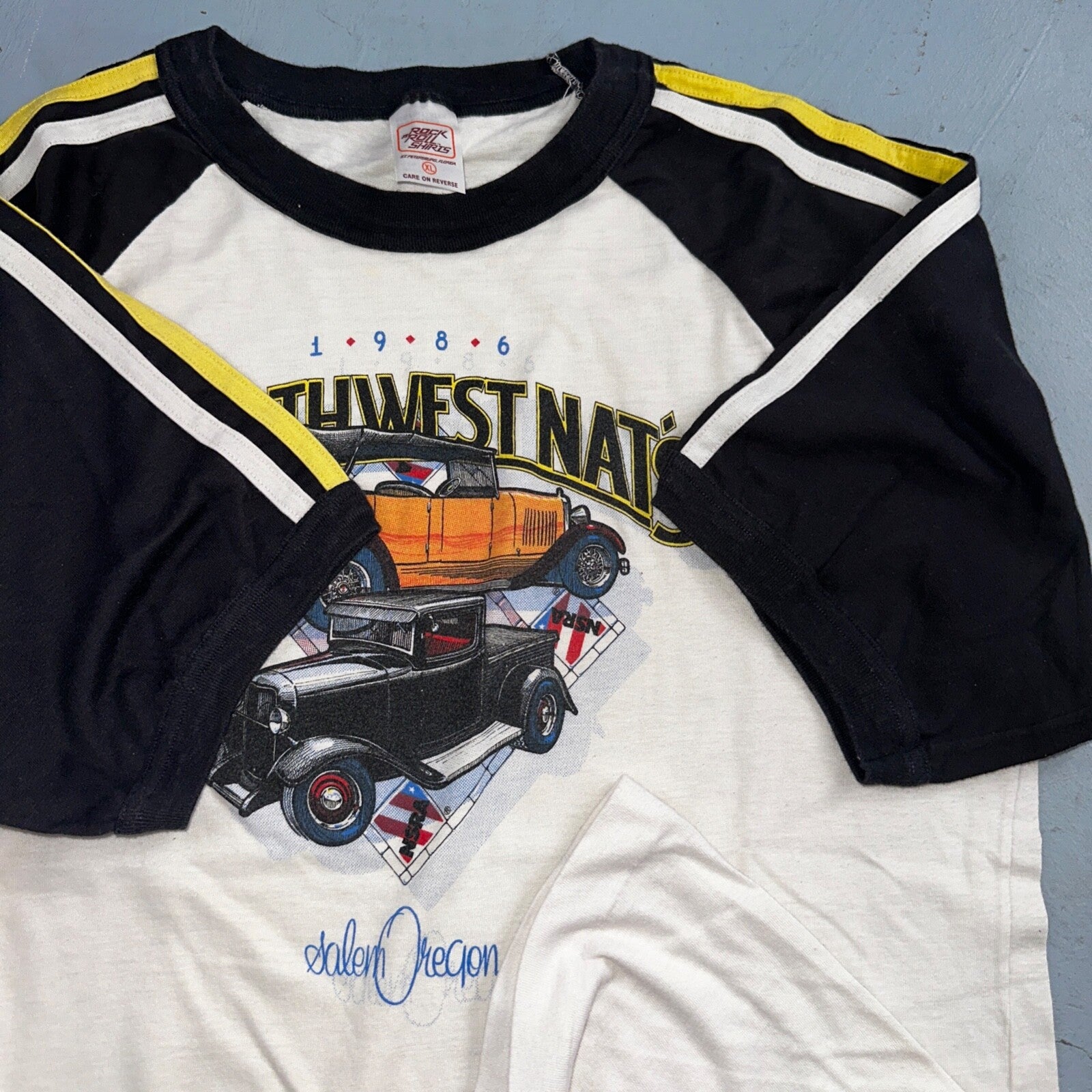 Northwest Nats Oregon VTG T Shirt Salem Oregon Cars Racing Cool Graphic PDX Tee