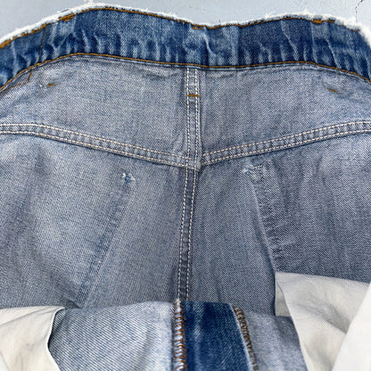 Levis 517 Vintage 80s USA Orange Tab Bootcut Flare Blue Worn Jeans Act 34x27
