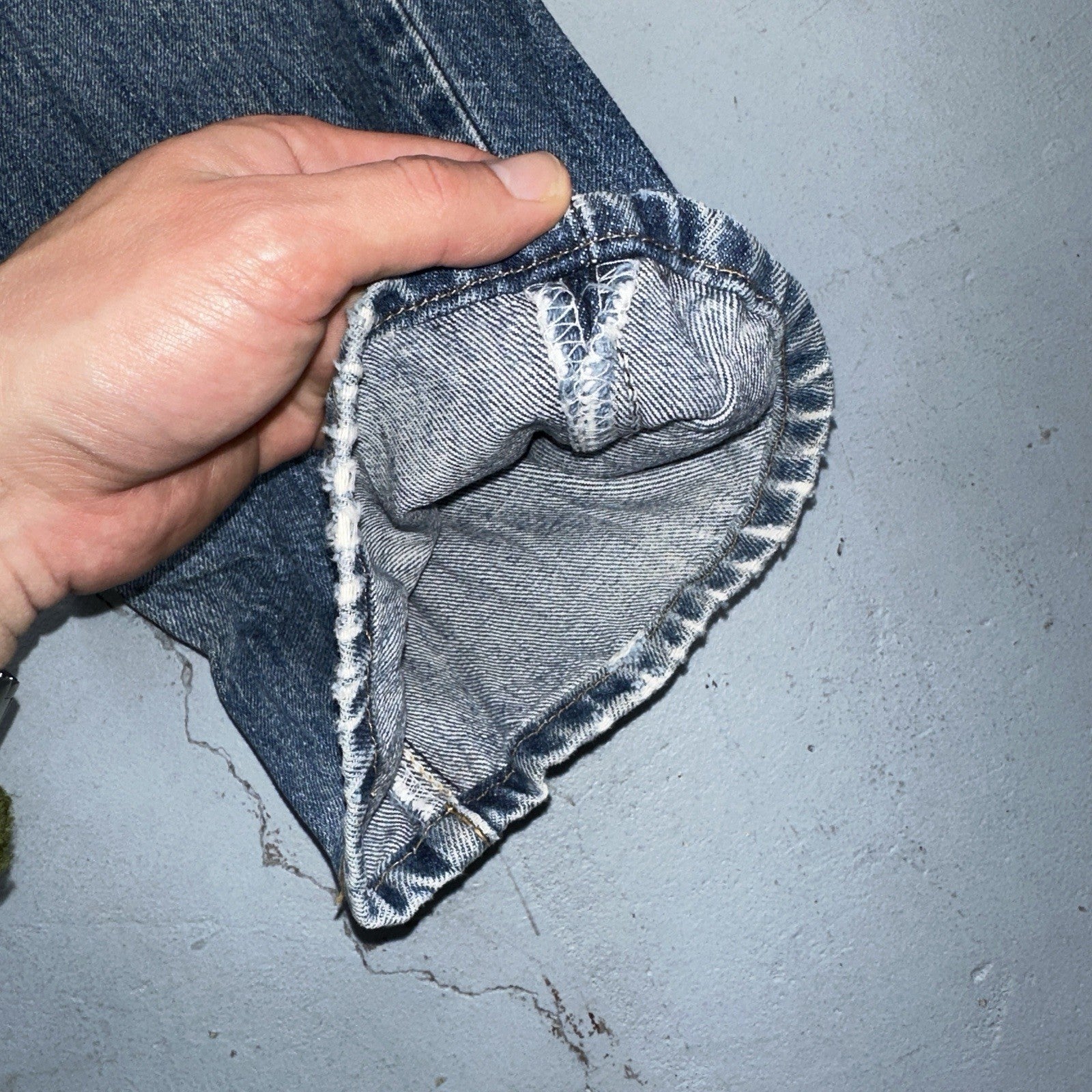 Levis 501 Vintage 90s Y2K XX Straight Leg Jeans Blue Med Wash 32x29 Act 31x28