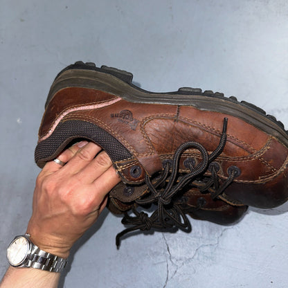 Dr. Martens 10854 Industrial Chunky Brown Leather Mens Shoes Size UK 7 US 8 Doc