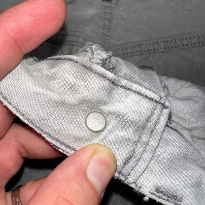 Levis 501 Vintage 90s USA XX Straight Leg Jeans Gray Light Wash 31x34 Act 29x32