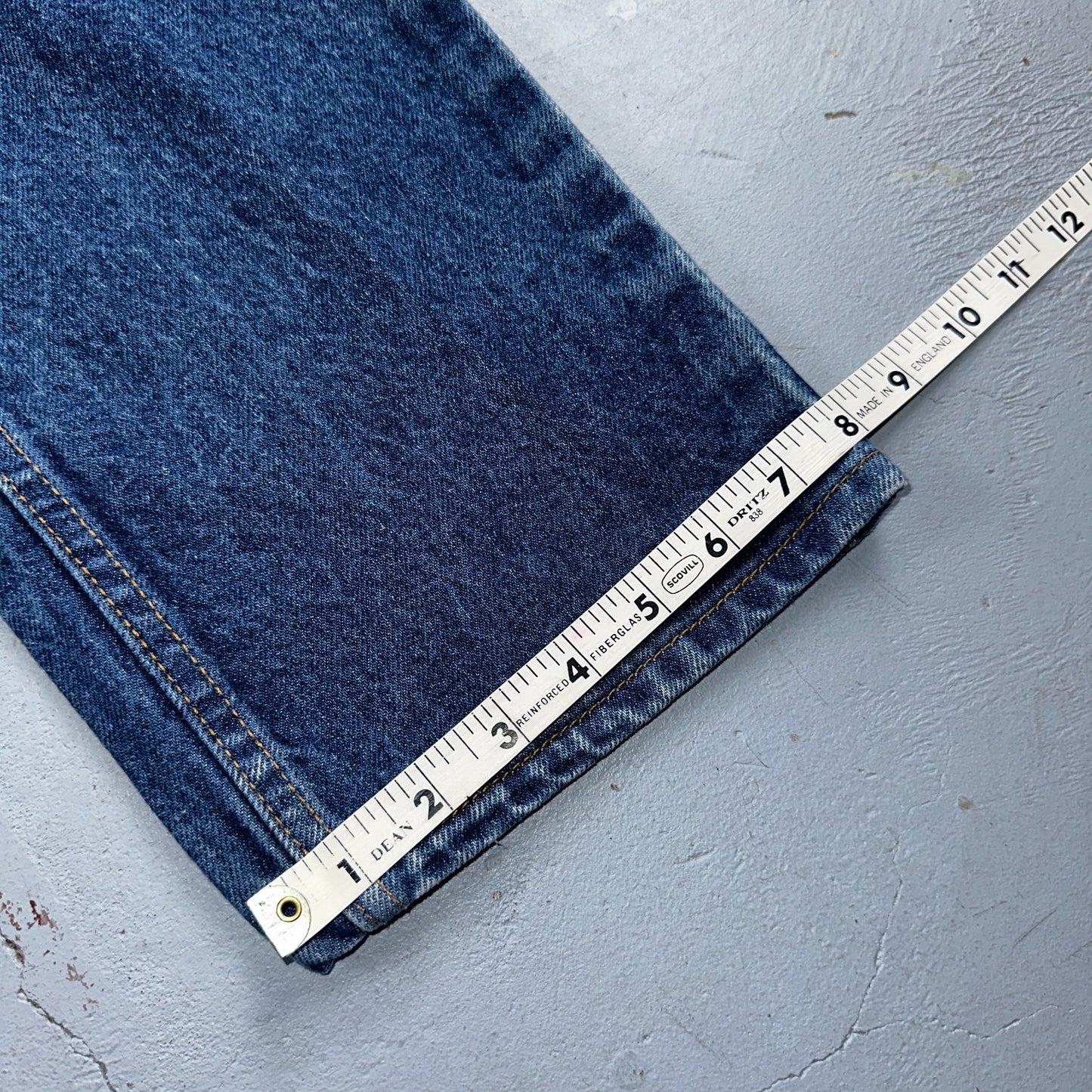 Levis 505 Vintage 90s USA Orange Tab Jeans 38x34 Blue Med Wash 501 Act 36x34