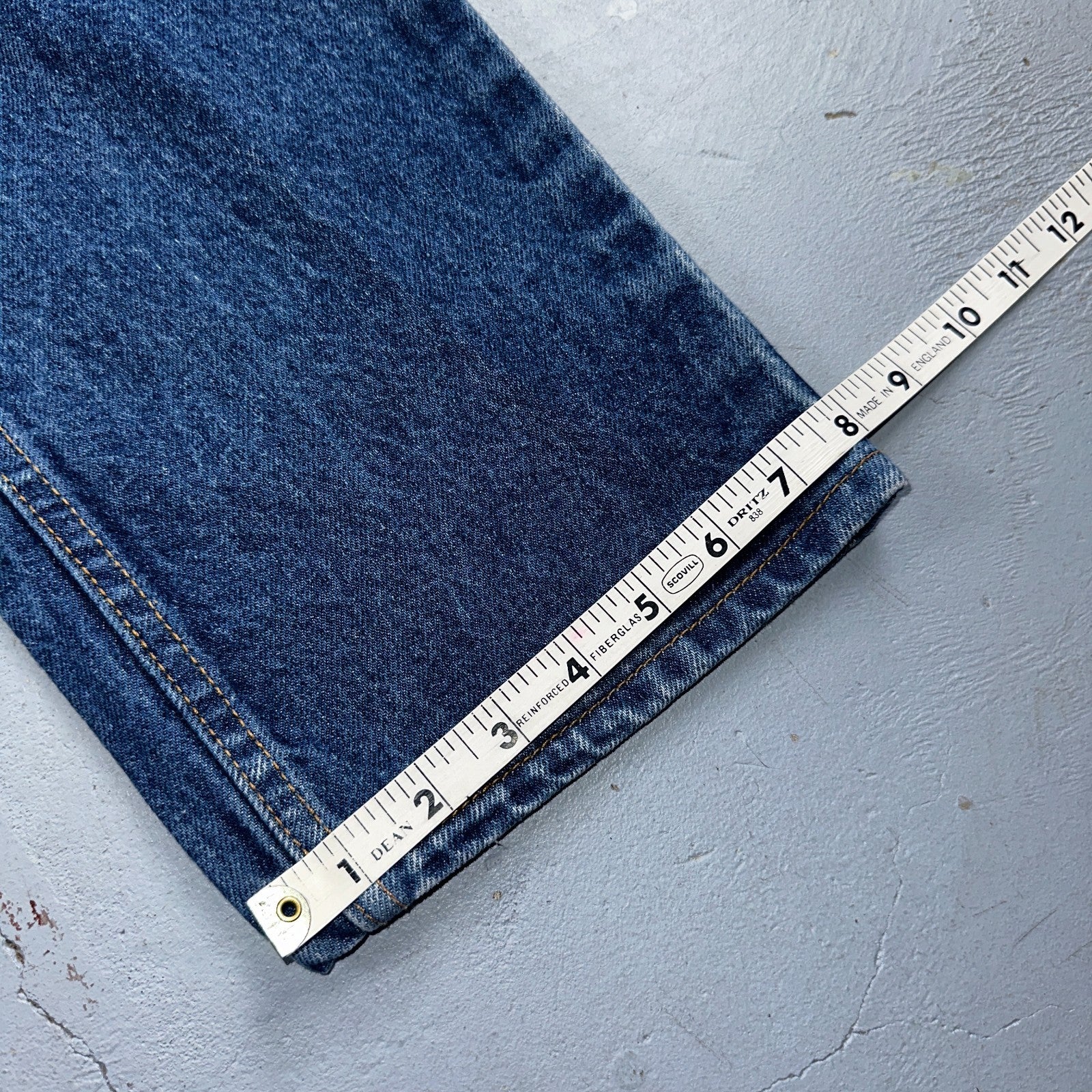 Levis 505 Vintage 90s USA Orange Tab Jeans 38x34 Blue Med Wash 501 Act 36x34