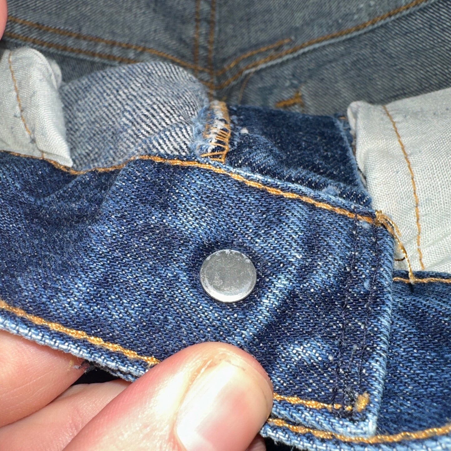 Levis 746 Vintage 70s USA Orange Tab Bootcut Flare Blue Bell Bottom Jeans 29x26