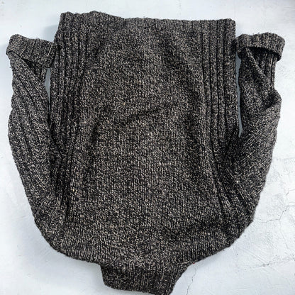 Christian Scott Gents Shetland Sweater Zip Up Made in Scotland VTG Large Gray
