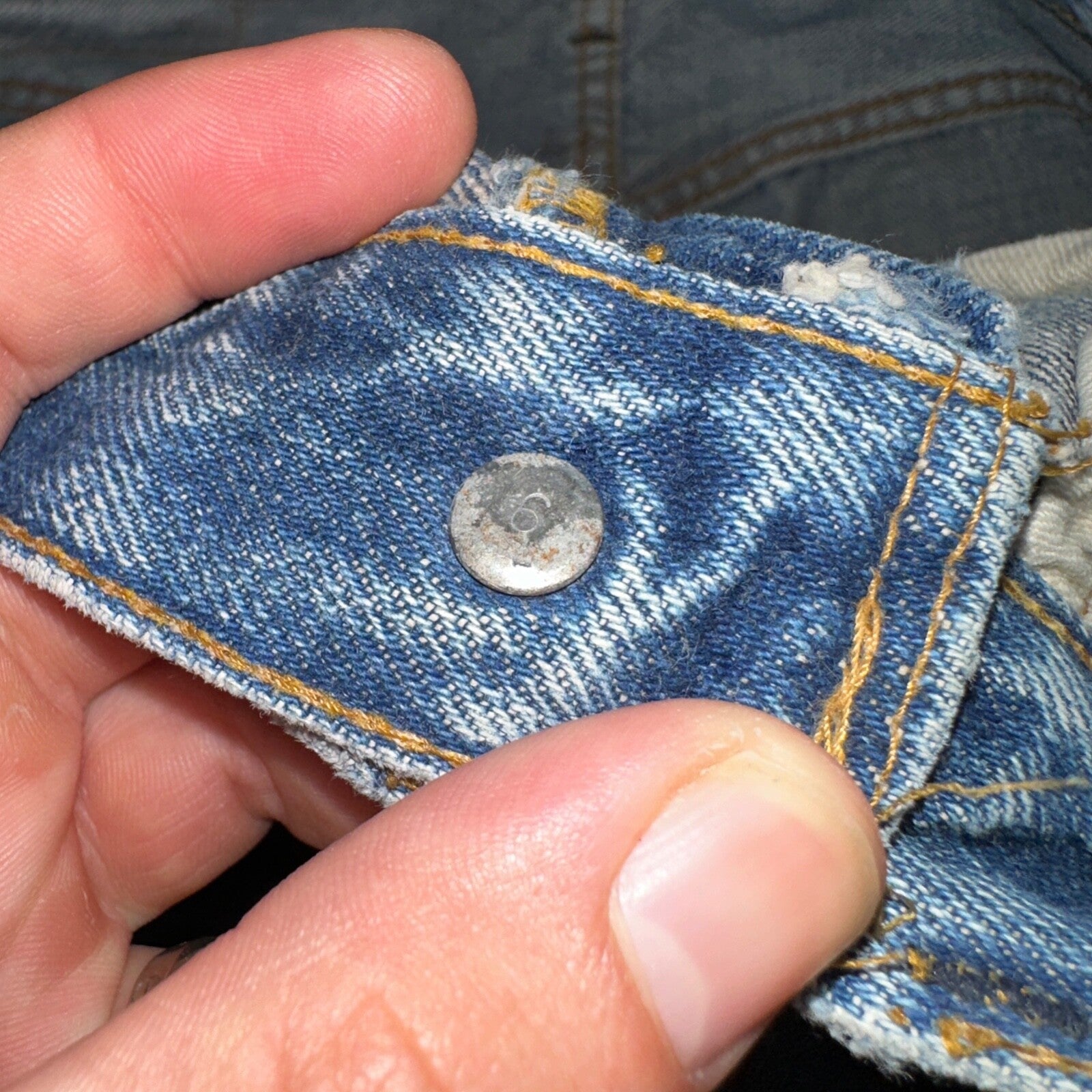 Levis 501 VTG 70s SS Redline Selvedge Jeans XX Thrashed Ripped Act 29x29