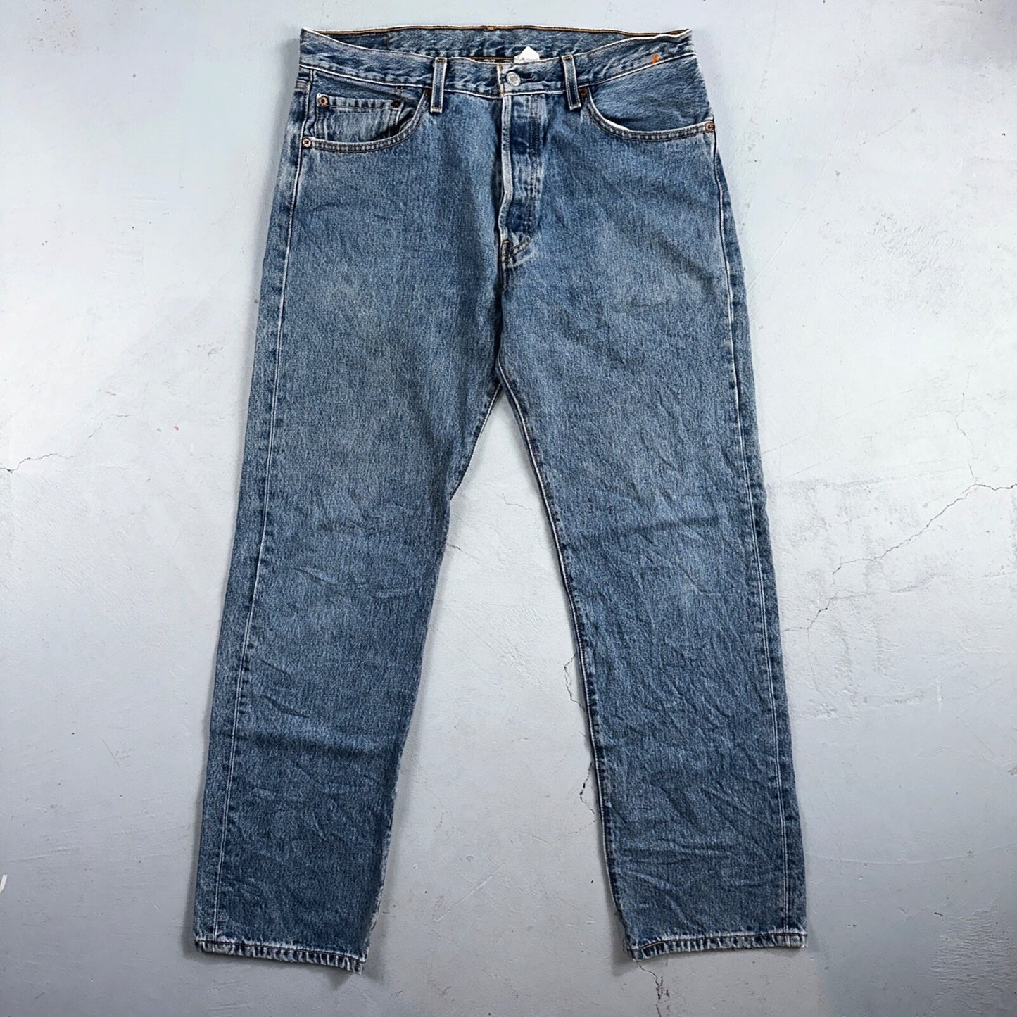 Levis 501 Vintage Y2K XX Straight Leg Jeans Blue 2003 Med Wash 34x32 Act 33x30