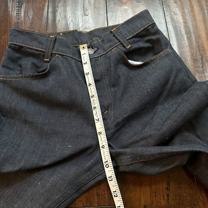 VTG 1970s Levis Red Tab 517 Talon Zipper Black 26x31 Boot Cut 70s 501 Rare