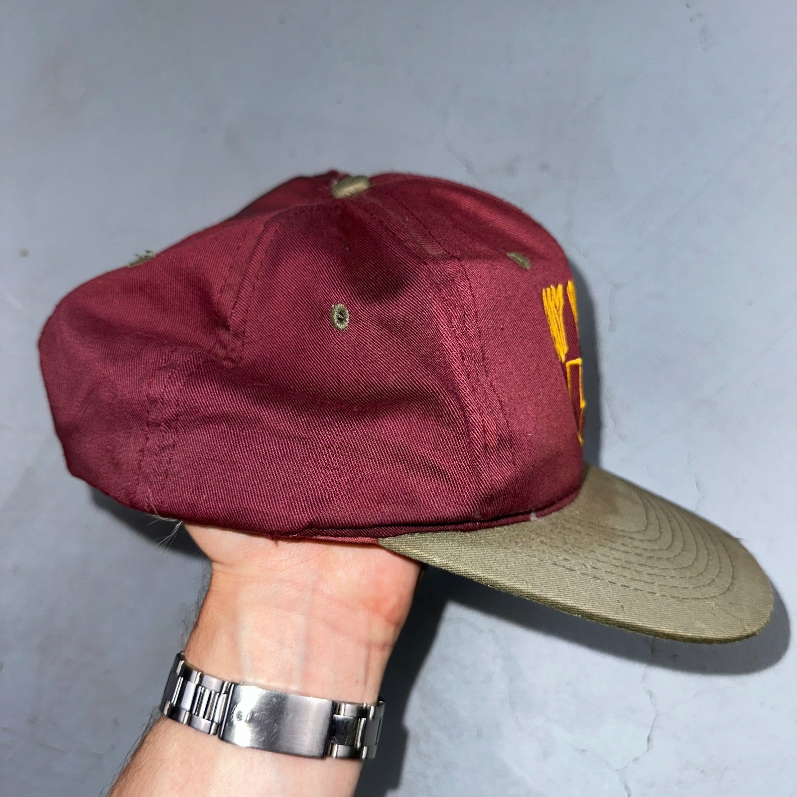 Vintage Taz Looney Tunes Hat My Way or No Way 90s Snapback Cap Warner Bros