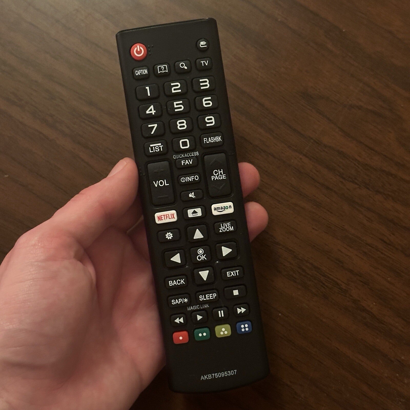 Universal TV Remote AKB75095307 for LG Smart TV Netflix Amazon sub AKB75375604