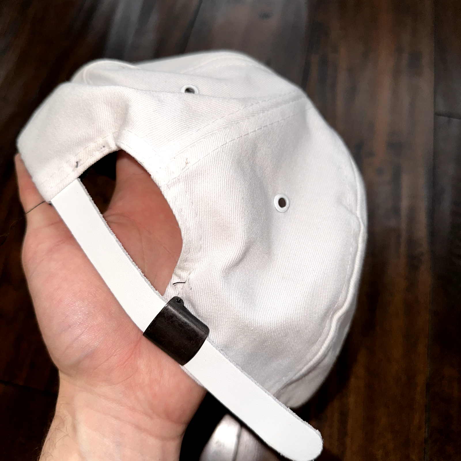 Hard Rock Cafe London Save The Planet White Adjustable Strapback Hat Adult VTG