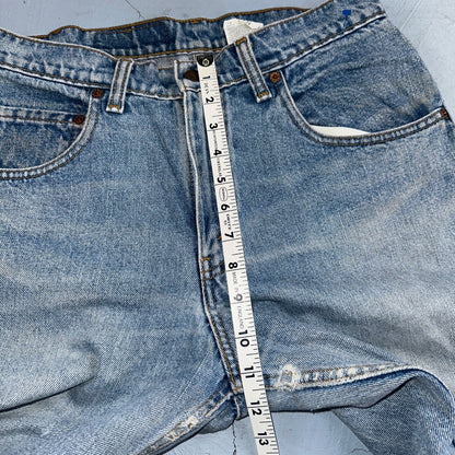 Levis 560 Vintage 90s Canada Red Tab Loose Fit Tapered Leg Blue Jeans 31x34