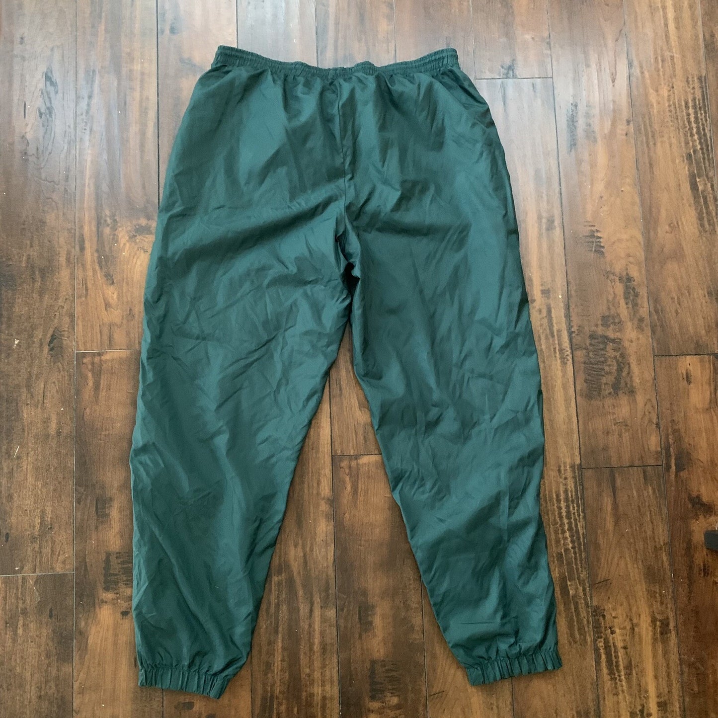 Vintage Nike Warm Up Track Soccer Pants Basic XL Green 90s Essential 80s Jogger