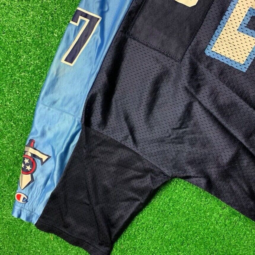 Vintage Eddie George #27 Tennessee Titans NFL Jersey Sword Logo Champion 52