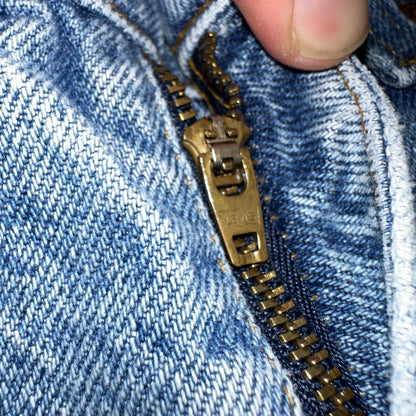 Levis 517 Vintage 80s USA Boot Cut Leg Jeans Light Wash Orange Tab Act 32x30