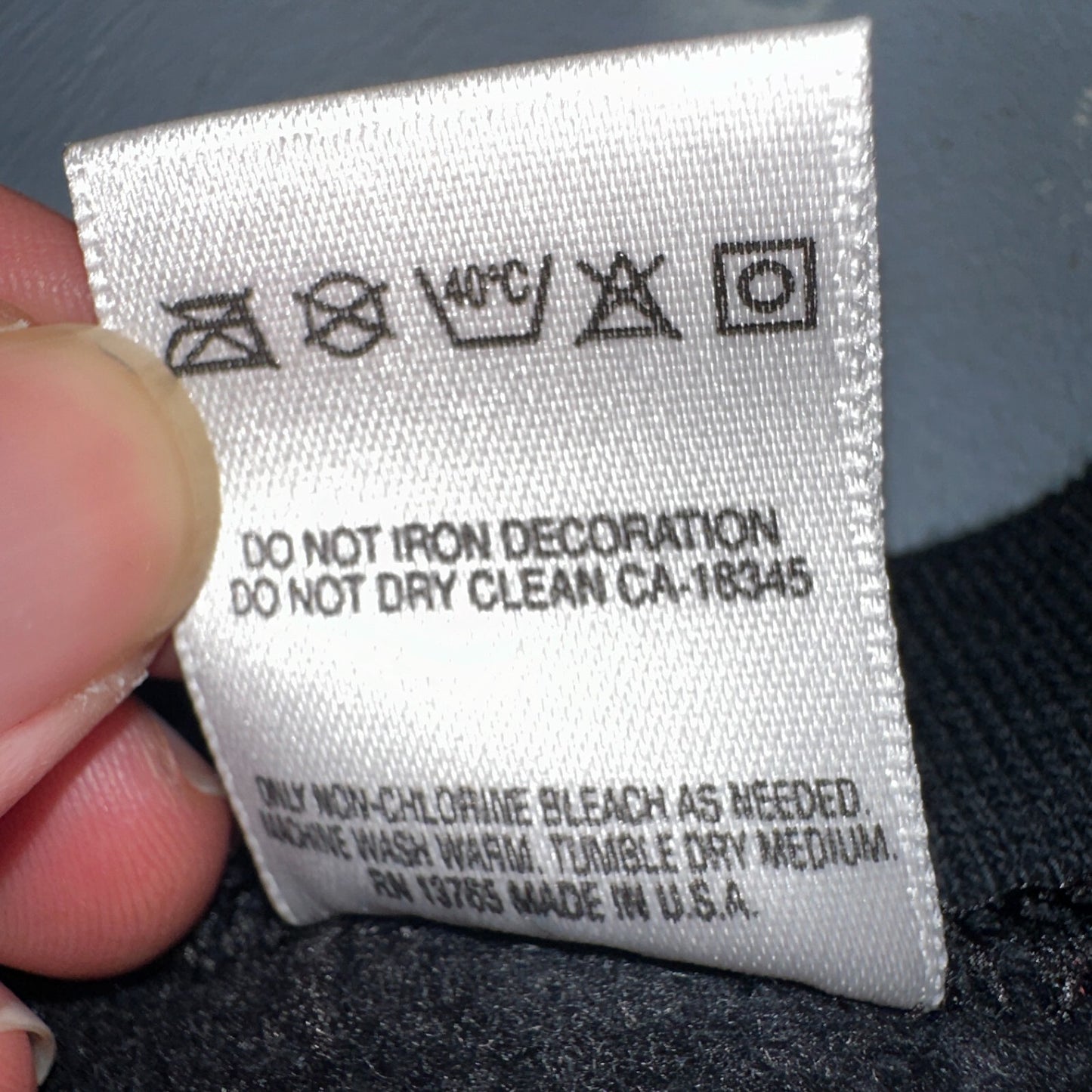 FOTL Black Japanese Letters VTG Crew Neck Sweatshirt Black 90s Asian Embroidery