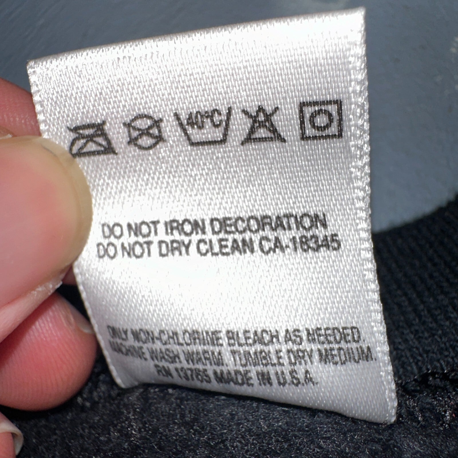 FOTL Black Japanese Letters VTG Crew Neck Sweatshirt Black 90s Asian Embroidery