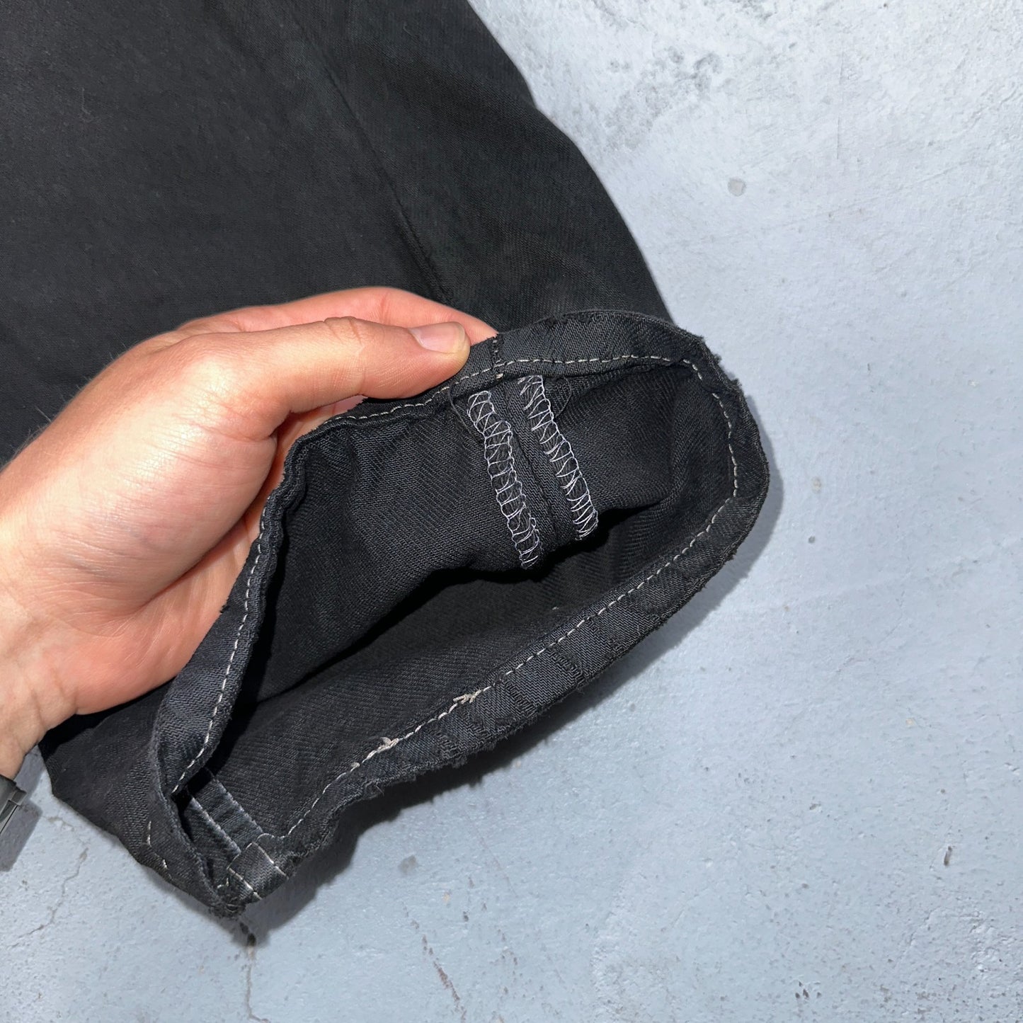 Levis 501 Vintage 90s XX Straight Leg Jeans Black Overdye Wash 36x30 Act 34x29