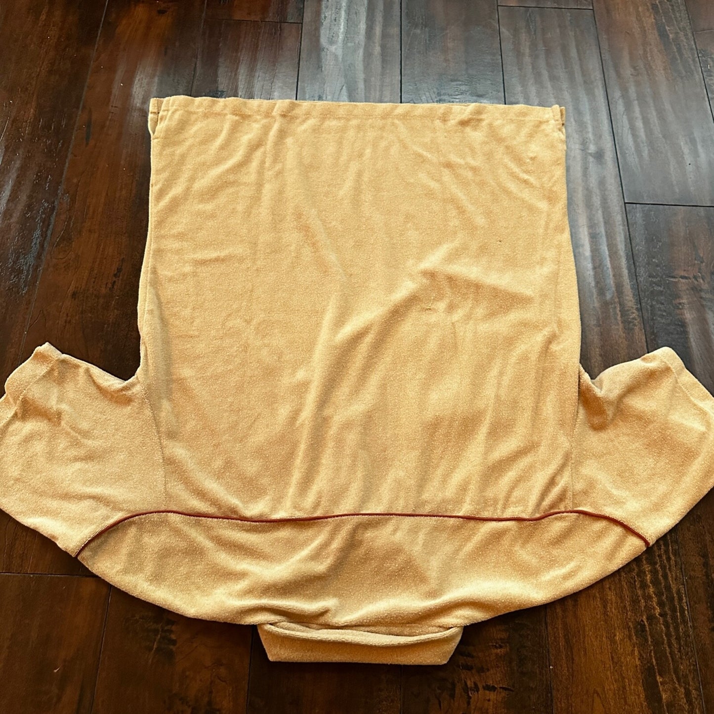 VTG Mens HUK-A-POO 70s Terry Cloth Knit Polo Shirt Rockabilly XL 1970s Cotton