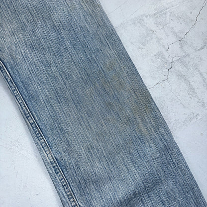Levis 501 Vintage 90s USA XX Straight Leg Jeans Blue Light Wash 38x32 Act 36x32
