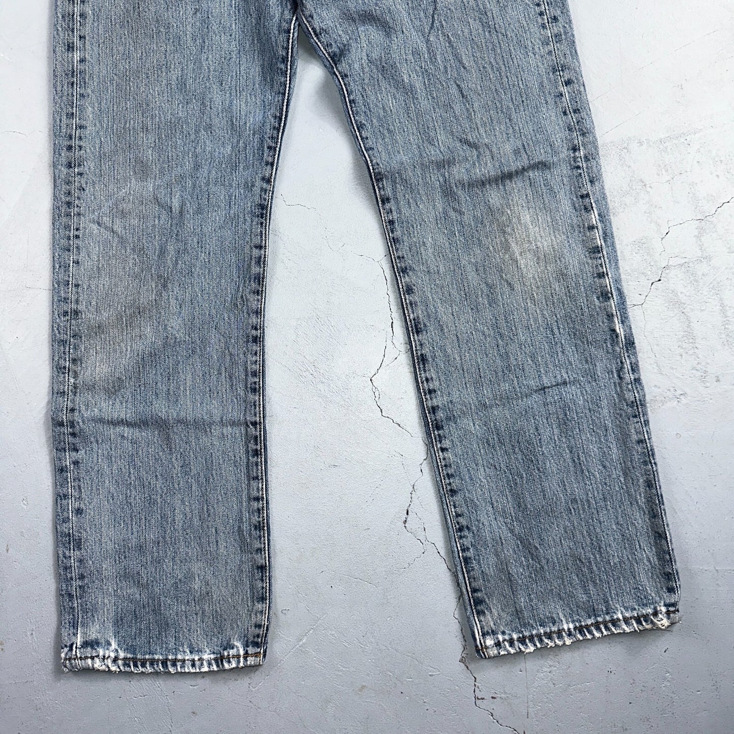 Levis 501 Vintage Y2K XX Straight Leg Jeans Blue Light Wash 33x30 Act 31x29