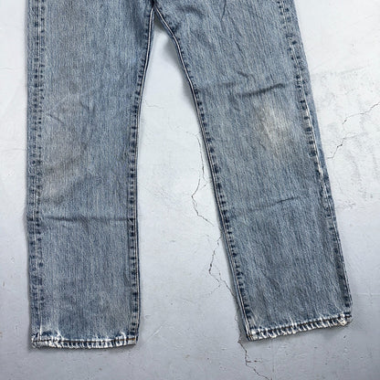 Levis 501 Vintage Y2K XX Straight Leg Jeans Blue Light Wash 33x30 Act 31x29