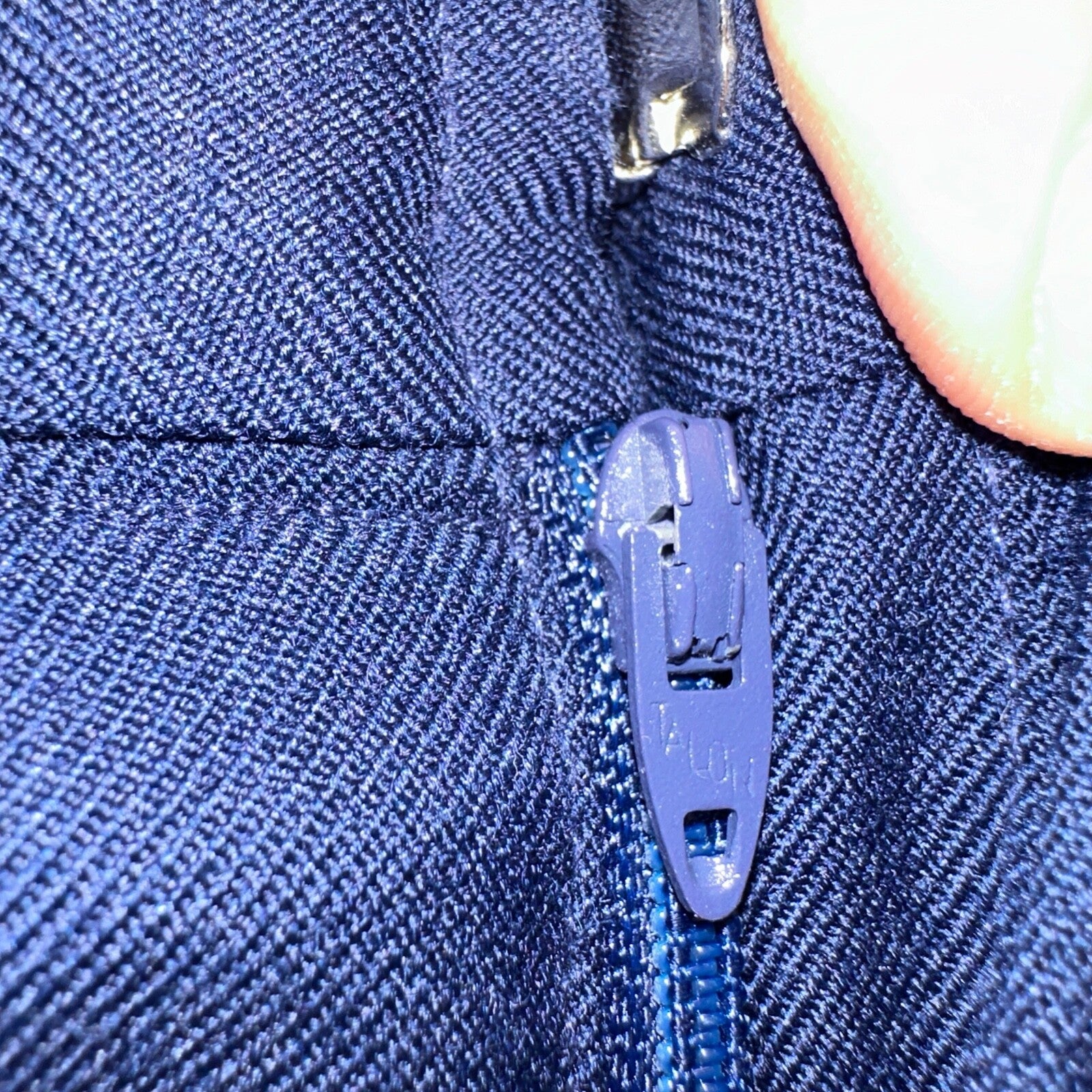 Vintage DPSC Air Force Pants Mens 30R Navy Blue Wool Blend Trouser 28x30 90s