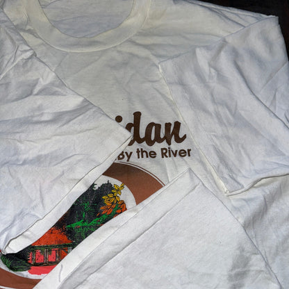 Sheridan Oregon River Vintage T Shirt 80s PDX Portland Travel USA Sunset Cool