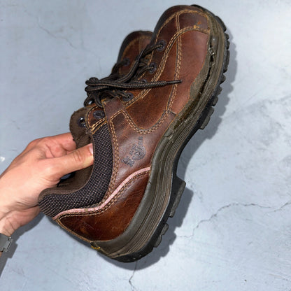 Dr. Martens 10854 Industrial Chunky Brown Leather Mens Shoes Size UK 7 US 8 Doc