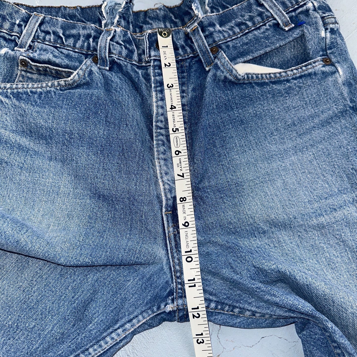 Levis 517 Vintage 80s USA Orange Tab Bootcut Flare Blue Worn Jeans Act 32x28