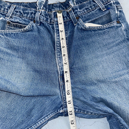 Levis 517 Vintage 80s USA Orange Tab Bootcut Flare Blue Worn Jeans Act 32x28