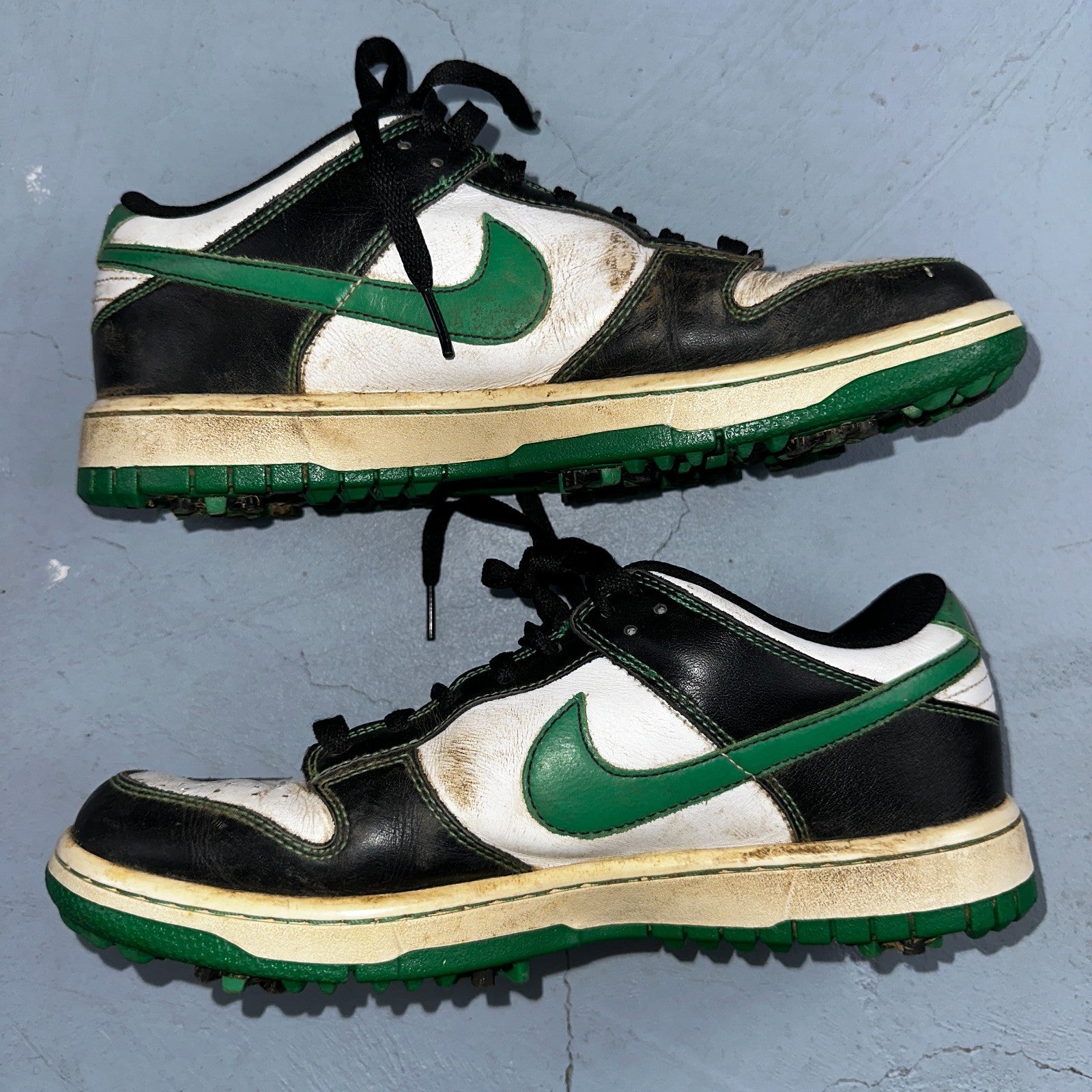 Nike SB Dunk NG Golf - SIZE 8.5 - 484294-100 White Court Green Black OG QS