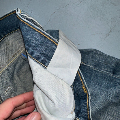 Levis 501 Vintage Y2K XX Straight Leg Jeans Blue Med Wash 36x30 Act 35x29