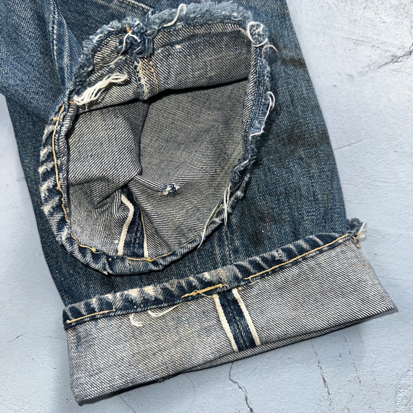 Levis 505 Big E Vintage 60s Redline Selvedge USA XX 1960s Jeans 501 Act 28x26