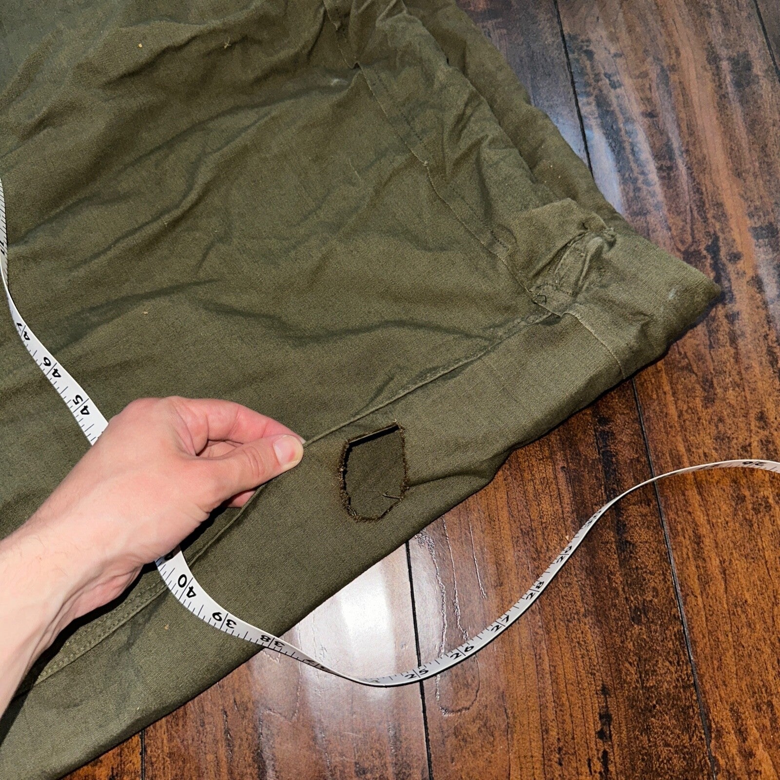 GENUINE MILITARY ISSUE US ARMY LAUNDRY OD GREEN LAUNDRY BAG USED POST WWII