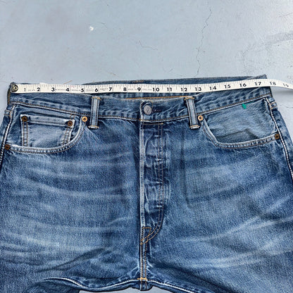 Levis 501 Y2K XX Straight Leg Jeans Blue VTG Med Wash 36x34 Act 35x33