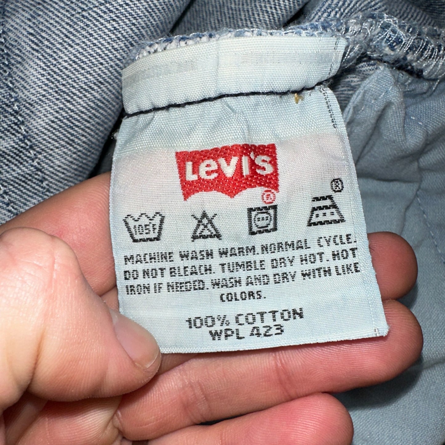 Levis 501 Vintage 90s Mexico Straight Leg Jeans 40x32 Y2K Light Wash Act 36x30