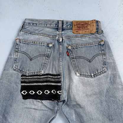 Levis 501 Vintage Y2K Europe Straight Leg Jeans 27x32 90s Light Wash Act 24x30