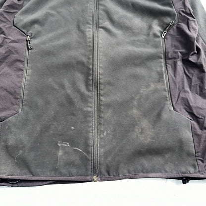 Patagonia Men’s L Black Adze Polartec Hybrid Jacket Coat Company Logo Full Zip