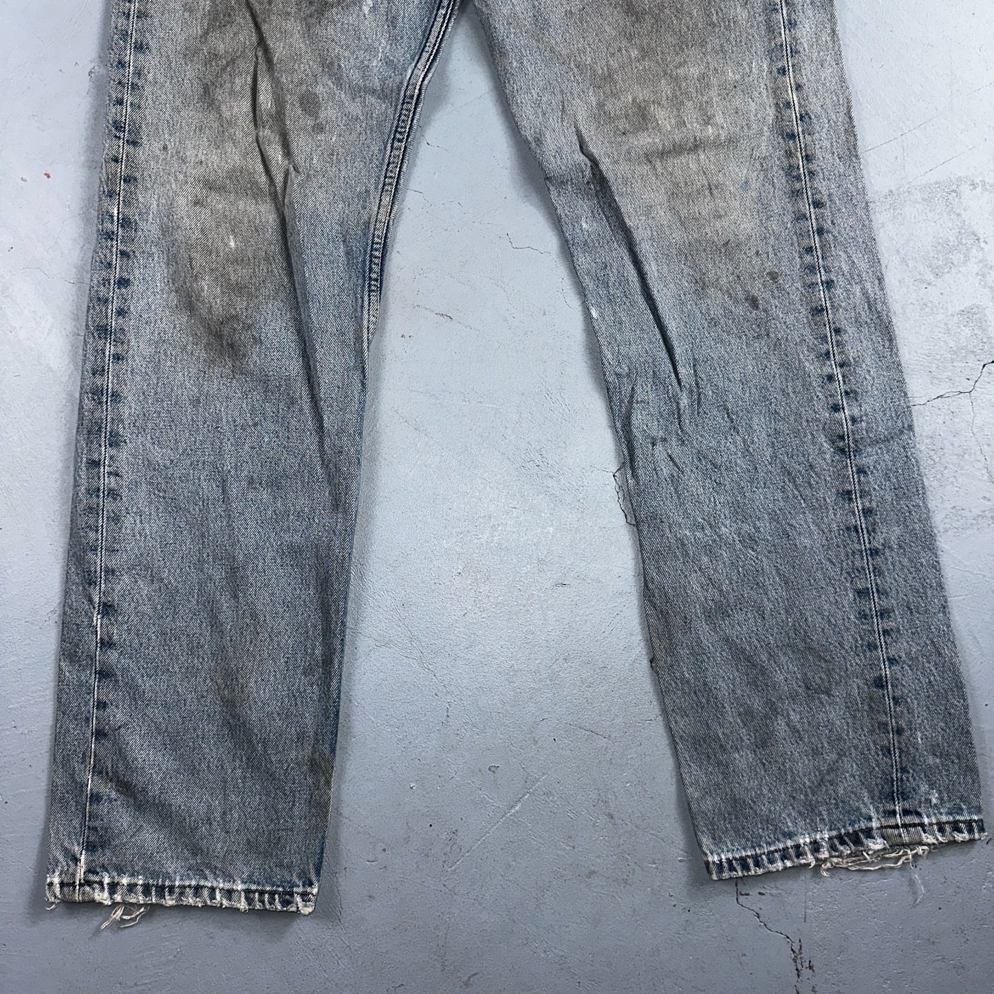 Levis 501 Vintage Y2K 90s XX Straight Leg Jeans Blue Light Wash 36x34 Act 33x32
