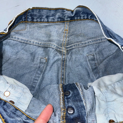 Levis 501 Vintage 90s UK XX Straight Leg Jeans 36x32 Blue Med Wash Act 33x30