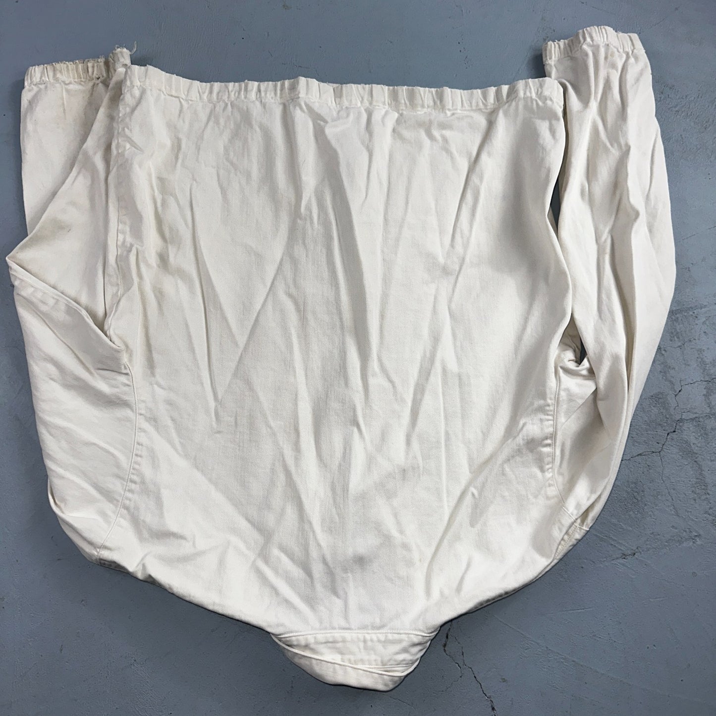 Vintage Polo Ralph Lauren Harrington Jacket White Cotton Size M USA Crop Fit