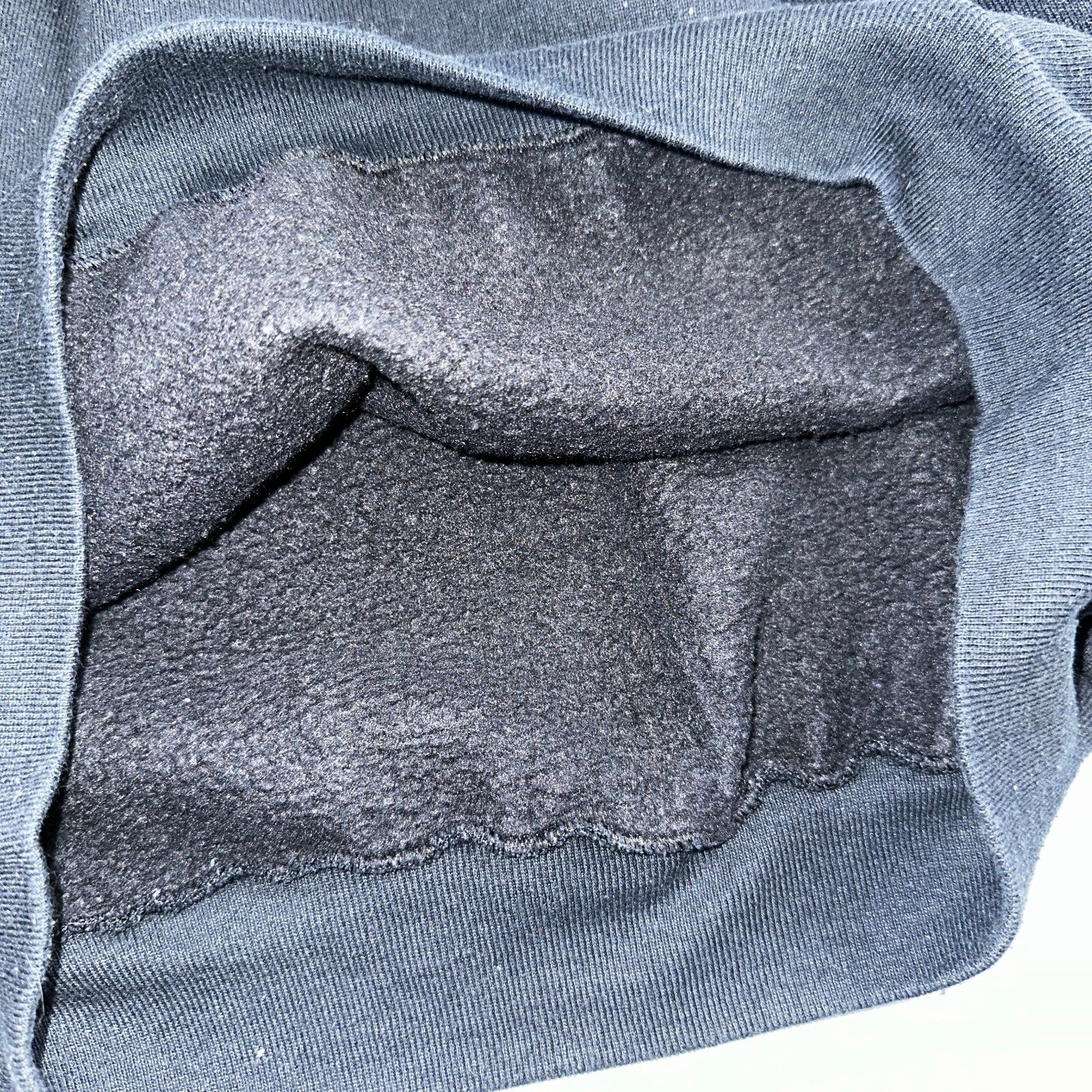 FOTL Black Japanese Letters VTG Crew Neck Sweatshirt Black 90s Asian Embroidery